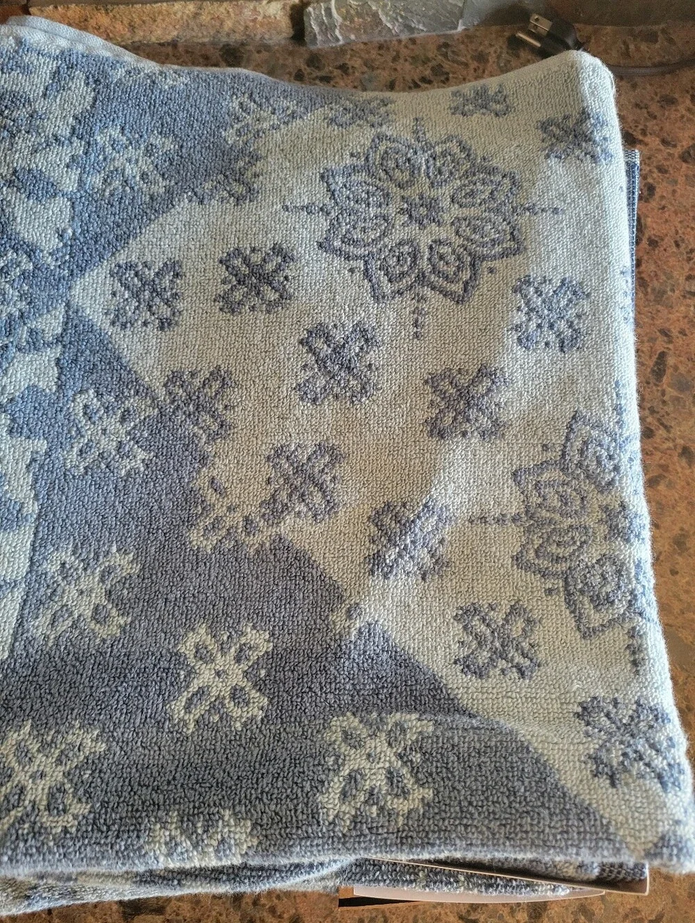 Wrangler‎ 2 Bath Towel And 2 Hand Towel Set Rodeo Patchwork Blue New With Tags